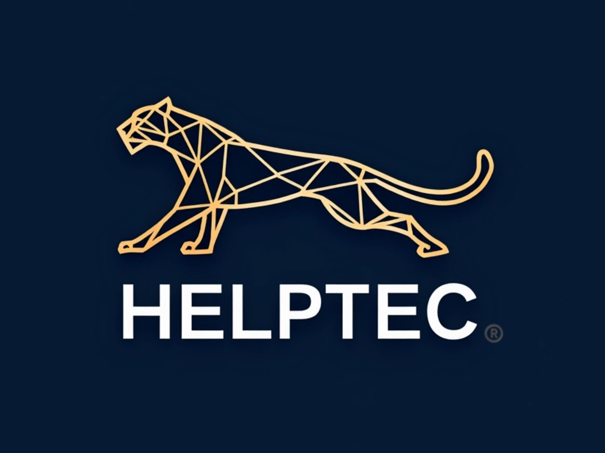 nuovo logo helptec 2025 , creato per i 25 anni aziendale;